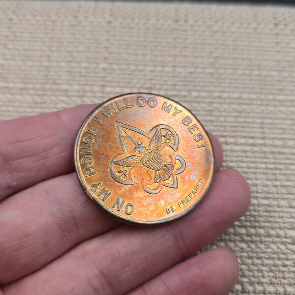 Boy Scout Pocket Good Turn Token Coin A7126 - Picture 3 of 6